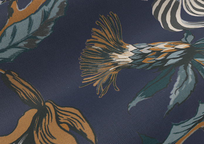 Morton, Midnight - Made to Measure Curtains - Image 4